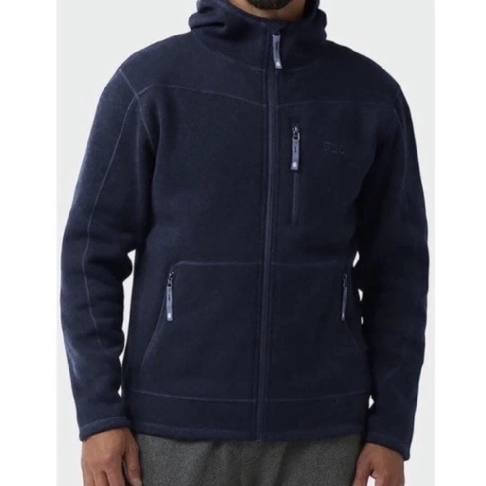 Stio Wilcox fleece hoodie mountain shadow heather men’s Size Small NWT